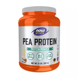   Now Foods Borsófehérje (Vanília-toffee) por - Pea Protein, Vanilla Toffee Powder (907 g)