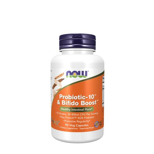 Now Foods Probiotikus kapszula - Probiotic-10 & Bifido Boost (90 Veg Kapszula)