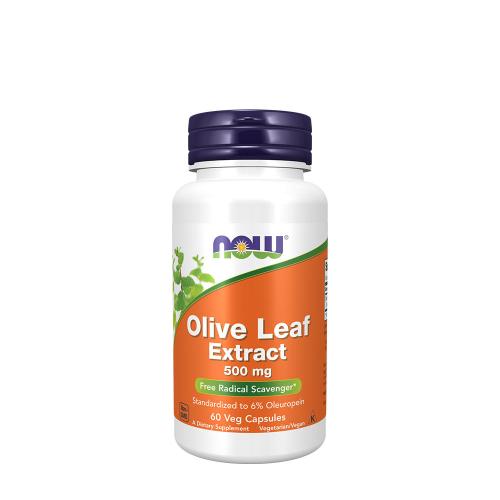 Now Foods Olívalevél Kivonat 500 mg kapszula - Olive Leaf Extract 500 mg  (60 Veg Kapszula)