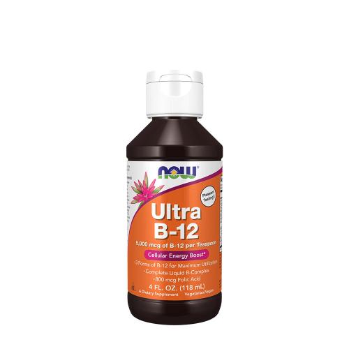 Now Foods Ultra B-12 Liquid - Folyékony B-12 vitamin (118 ml)