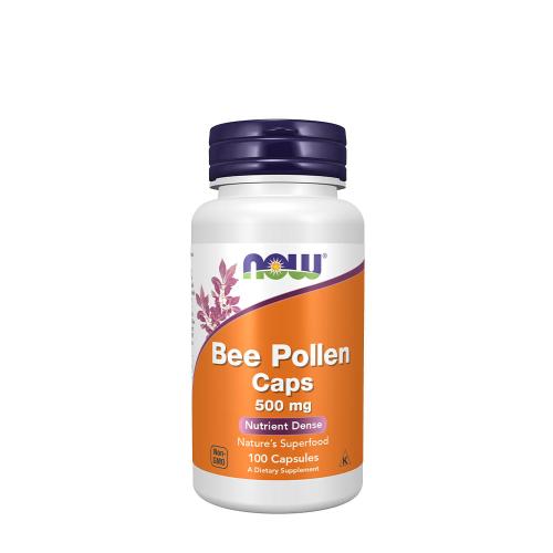 Now Foods Bee Pollen 500 mg - Méhpollen (100 Kapszula)
