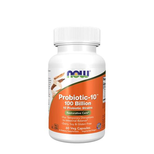 Now Foods Probiotic-10 100 Billion - Probiotikum (100 milliárd) (60 Veg Kapszula)