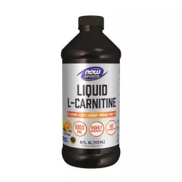   Now Foods Folyékony L-karnitin - L-Carnitine Liquid 1000 mg (473 ml, Citrus)