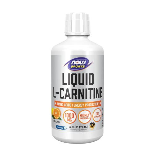 Now Foods Folyékony L-karnitin - L-Carnitine Liquid 1000 mg (946 ml, Citrus)