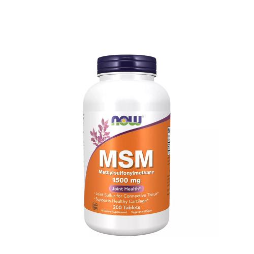 Now Foods MSM 1500 mg (200 Tabletta)