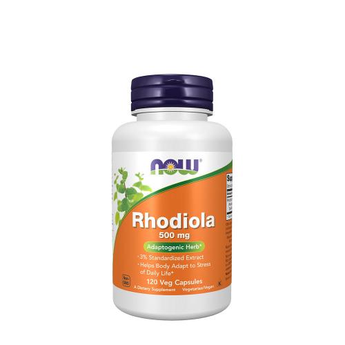 Now Foods Rhodiola - Aranygyökér 500 mg (120 Veg Kapszula)