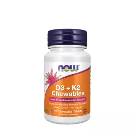 Now Foods D-3 + K-2 (MK-7) (90 Rágótabletta)