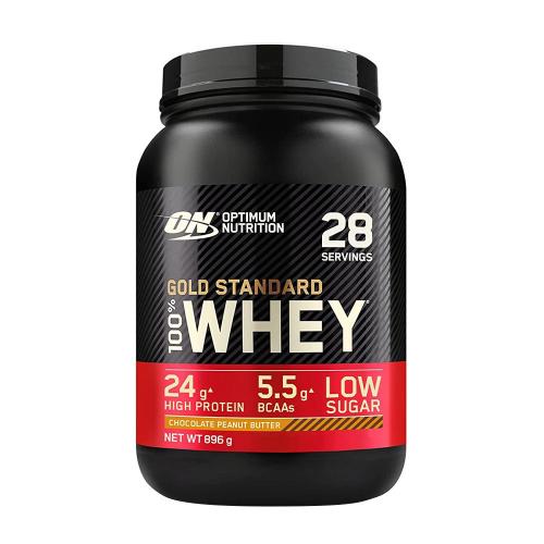 Optimum Nutrition Gold Standard 100% Whey™ Tejsavó Fehérje (900 g, Csokoládés Mogyoróvaj)