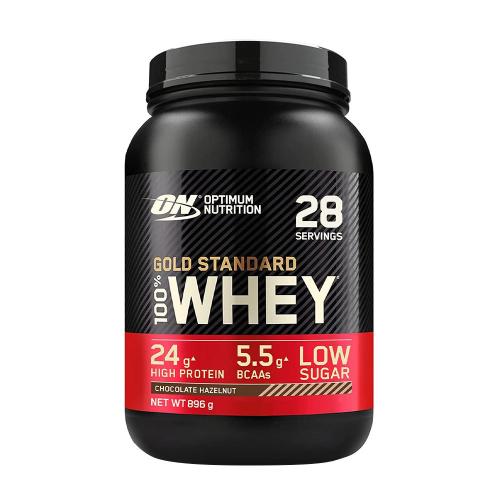 Optimum Nutrition Gold Standard 100% Whey™ Tejsavó Fehérje (900 g, Mogyorós Csokoládé)