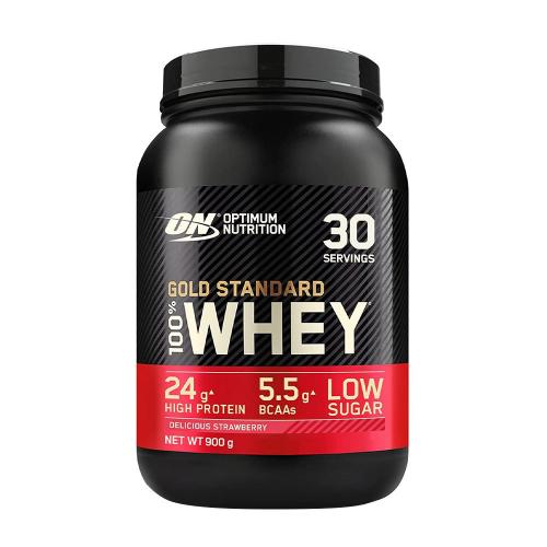 Optimum Nutrition Gold Standard 100% Whey™ Tejsavó Fehérje (900 g, Ízletes Eper)
