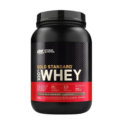 Optimum Nutrition Gold Standard 100% Whey™ Tejsavó Fehérje (900 g, Extrém Tejcsokoládé)
