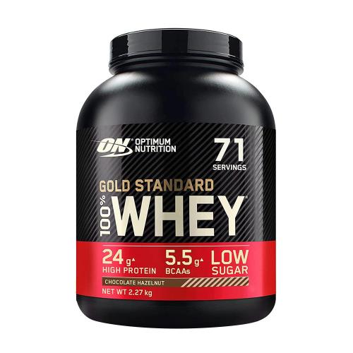 Optimum Nutrition Gold Standard 100% Whey™ Tejsavó Fehérje (2.27 kg, Mogyorós Csokoládé)