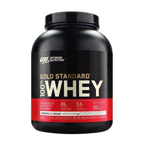 Optimum Nutrition Gold Standard 100% Whey™ Tejsavó Fehérje (2.27 kg, Csokis Keksz és Krém )