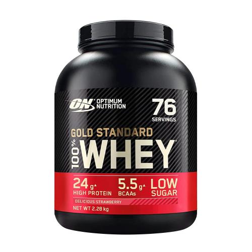 Optimum Nutrition Gold Standard 100% Whey™ Tejsavó Fehérje (2.27 kg, Ízletes Eper)