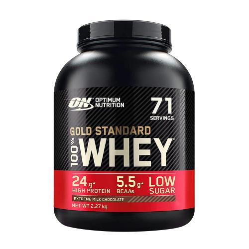 Optimum Nutrition Gold Standard 100% Whey™ Tejsavó Fehérje (2.27 kg, Extrém Tejcsokoládé)
