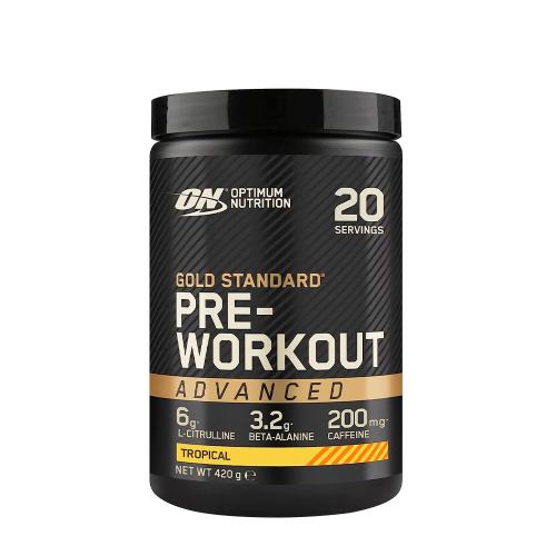 Optimum Nutrition Gold Standard Pre-Workout Advanced (420 g, Trópusi)