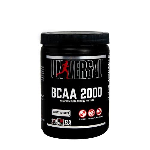 Universal Nutrition BCAA 2000™ - Elágazó Láncú Aminosav (120+10 kapszula)
