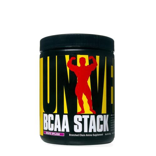 Universal Nutrition BCAA Stack™ - Elágazó Láncú Aminosav por (250 g, Szőlő Splash)