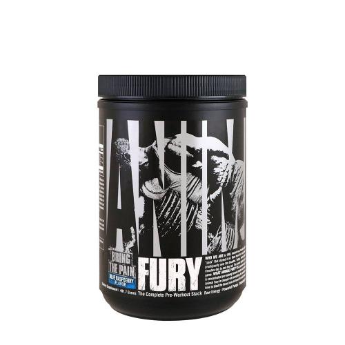 Universal Nutrition Animal Fury - Edzés Előtti Teljesítményfokozó (492 g, Kékmálna)