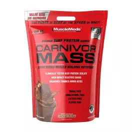   MuscleMeds Carnivor™ Mass - Marhafehérje Alapú Tömegnövelő (4725 g, Csokoládés Fudge)
