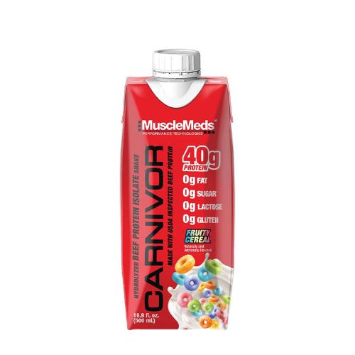 MuscleMeds Carnivor RTD - Marhafehérje Shake  (500 ml, Fruity Cereal)