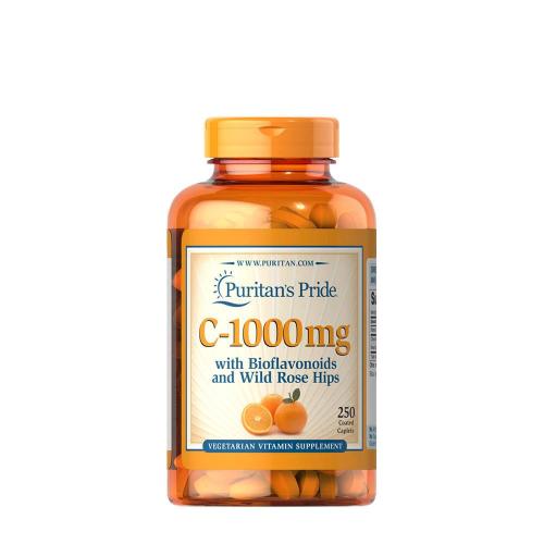 Puritan's Pride C-vitamin 1000 mg kapszula Csipkebogyóval és Bioflavonoidokkal (250 Kapszula)