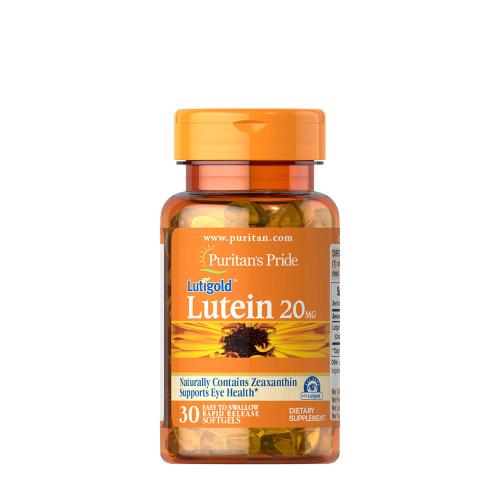 Puritan's Pride Lutein 20 mg lágykapszula - Szemvitamin (30 Lágykapszula)