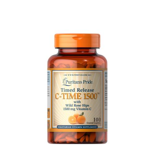 Puritan's Pride C-vitamin 1500 mg Elnyújtott Felszívódású (100 Kapszula)