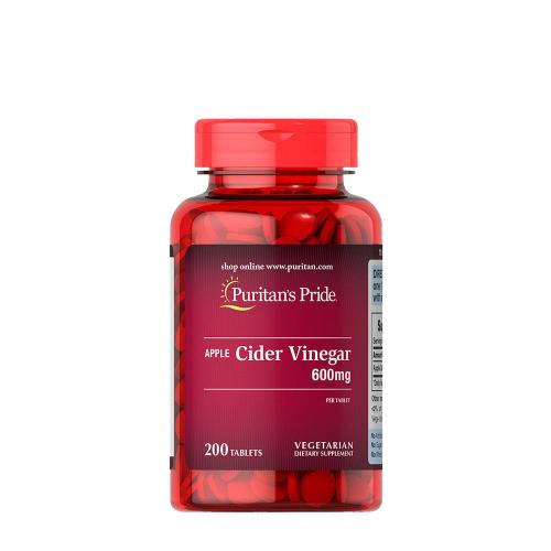 Puritan's Pride Almaecet 600 mg tabletta - Apple Cider Vinegar (200 Tabletta)