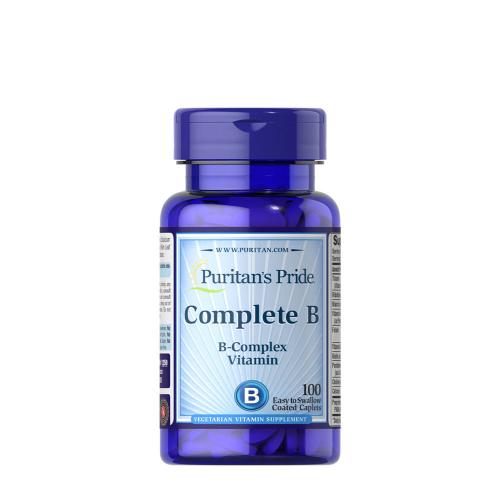 Puritan's Pride Teljes Spektrumú B-vitamin Komplex Formula (100 Kapszula)