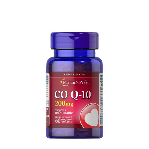 Puritan's Pride Q-10 Koenzim 200 mg (60 Lágykapszula)