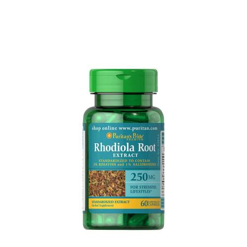 Puritan's Pride Rózsagyökér Kivonat - Rhodiola Standardized Extract 250 mg (60 Kapszula)