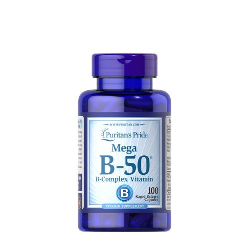 Puritan's Pride Vitamin B-50® Komplex (100 Kapszula)