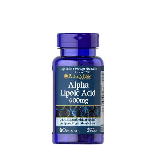 Puritan's Pride Alfa-liponsav 600 mg (60 Kapszula)
