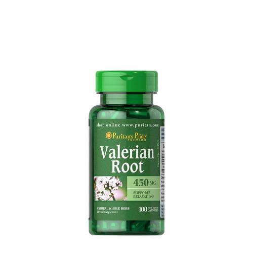 Puritan's Pride Orvosi Macskagyökér kapszula - Valerian Root 450 mg (100 Kapszula)