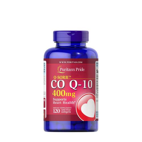 Puritan's Pride Q-SORB™ Q-10 Koenzim 400 mg (120 Lágykapszula)