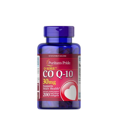Puritan's Pride Q-SORB™ Q-10 Koenzim 30 mg (200 Lágykapszula)