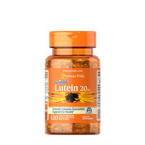 Puritan's Pride Lutein 20 mg lágykapszula - Szemvitamin (120 Lágykapszula)