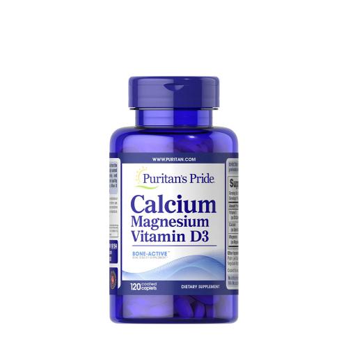 Puritan's Pride Kalcium, Magnézium és D-vitamin (120 Kapszula)