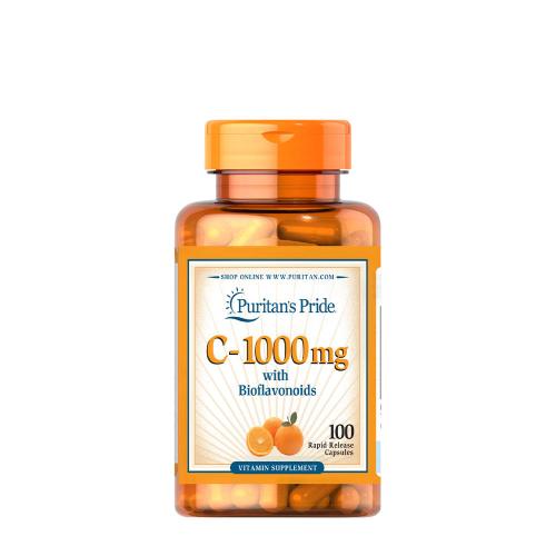 Puritan's Pride C-vitamin 1000 mg kapszula Bioflavonoidokkal (100 Kapszula)