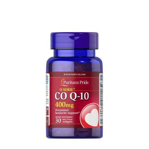 Puritan's Pride Q-SORB™ Q-10 Koenzim 400 mg (30 Lágykapszula)