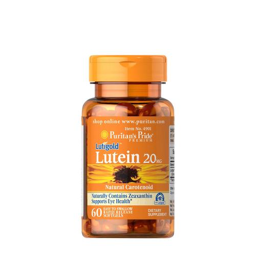 Puritan's Pride Lutein 20 mg lágykapszula - Szemvitamin (60 Lágykapszula)