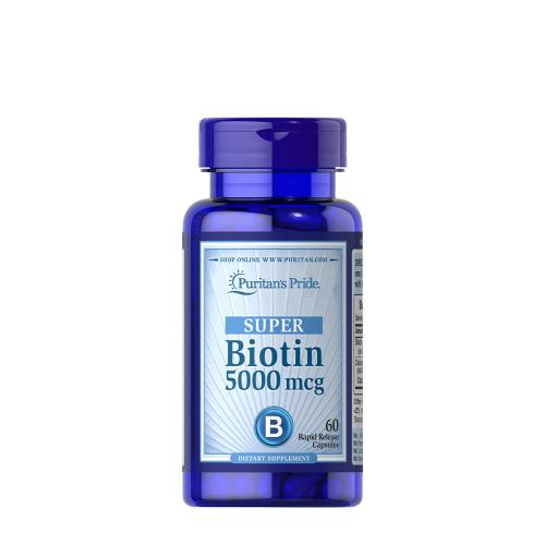 Biotin 5000 mcg kapszula - B7-vitamin (60 Kapszula)