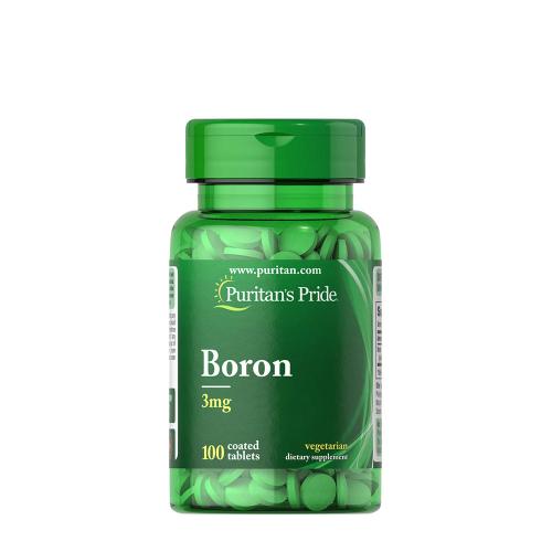 Puritan's Pride Bór 3 mg - Boron (100 Tabletta)