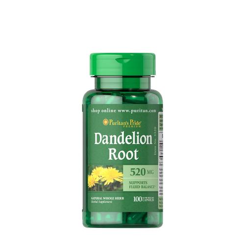 Puritan's Pride Gyermekláncfű Gyökér 520 mg - Dandelion Root 520 mg (100 Kapszula)
