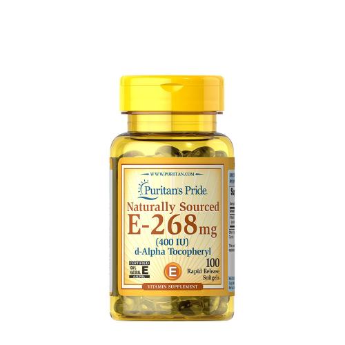 E-vitamin 400 NE Természetes Forrásból - Vitamin E-400 IU Naturally Sourced (100 Lágykapszula)