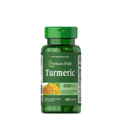 Puritan's Pride Kurkuma 400 mg - Turmeric (100 Kapszula)