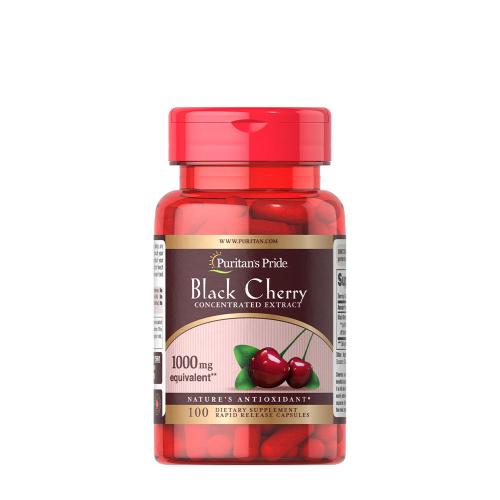Puritan's Pride Fekete Cseresznye 1000 mg kivonat - Black Cherry Extract (100 Kapszula)