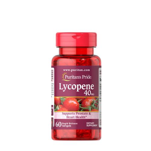 Puritan's Pride Likopin 40 mg - Lycopene 40 mg (60 Lágykapszula)