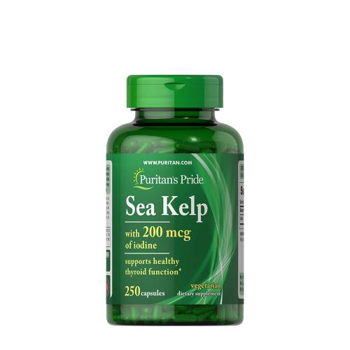 Puritan's Pride Sea Kelp (tengeri hínár) 200 mcg (250 Kapszula)